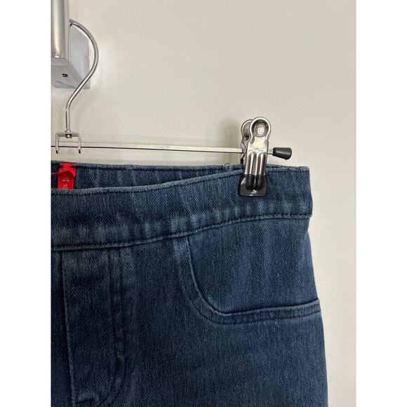 Spanx Leggings Womens Small Jean-ish Ankle Pull On Twilight Rinse Blue FLAWS - Picture 6 of 8